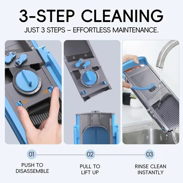 ONCE FOR ALL Foldable Mandoline Vegetable Slicer